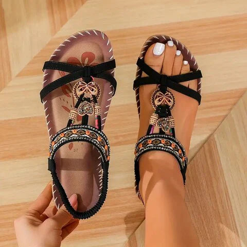KATHERINE | Sandalias Planas Boho