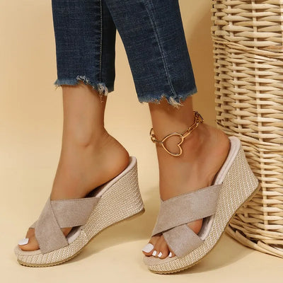 JEVIE | Sandalias de cuña elegantes