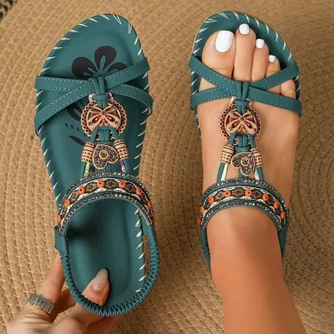 KATHERINE | Sandalias Planas Boho