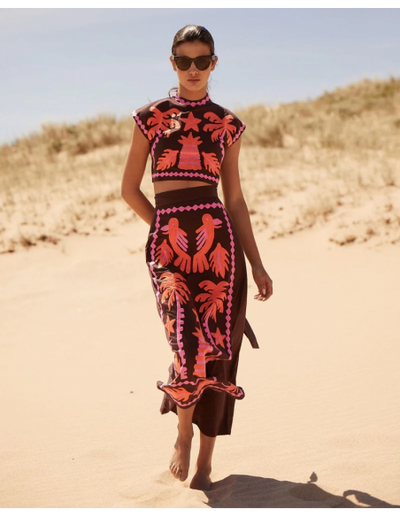 Katia - Conjunto estampado Top y Falda