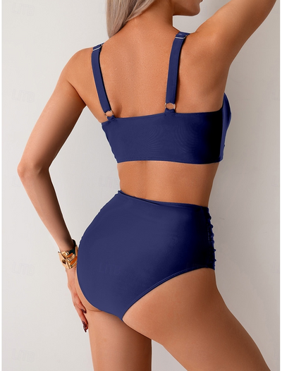 Nicole - Bikini con tejido fruncido