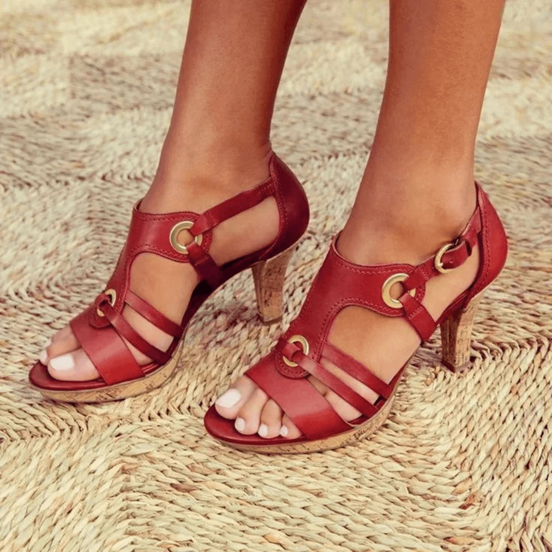 BELLA | Sandalias de Tacón Cómodas